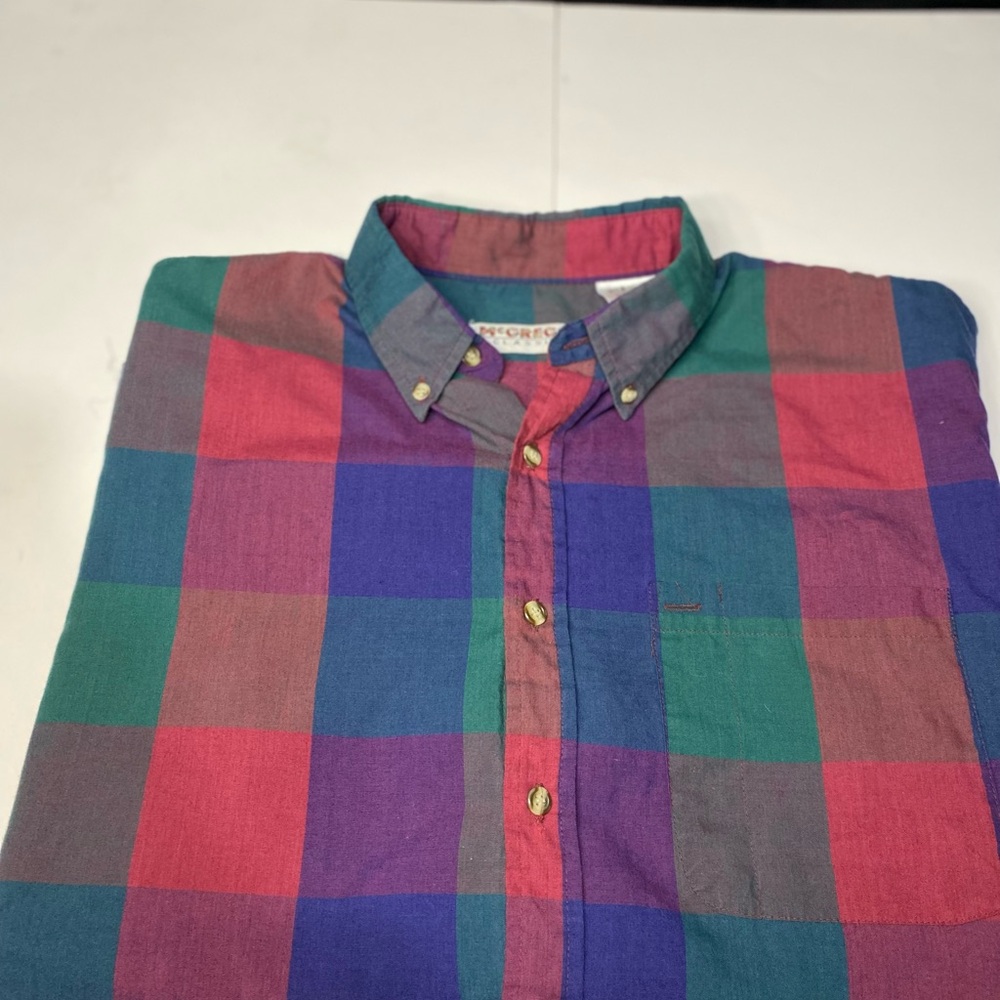 McGregor Classics Vintage Long Sleeve Button Down Shirt  Mens Size XL